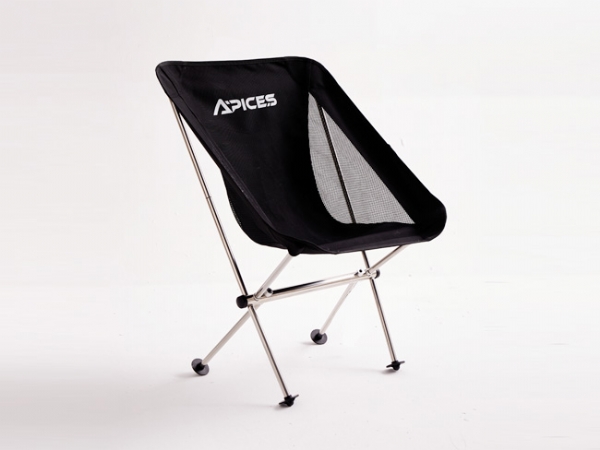 黑色不锈钢月亮椅APF212