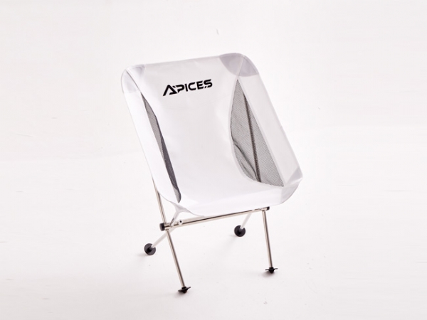 白色不锈钢月亮椅APF213
